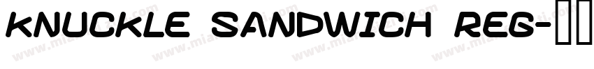 Knuckle Sandwich Reg字体转换